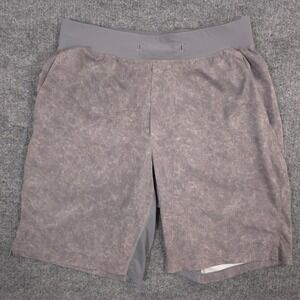 Lululemon T.H.E. Shorts Mens Medium Gray Gravel Dust Asphalt 9" Inseam Linerless